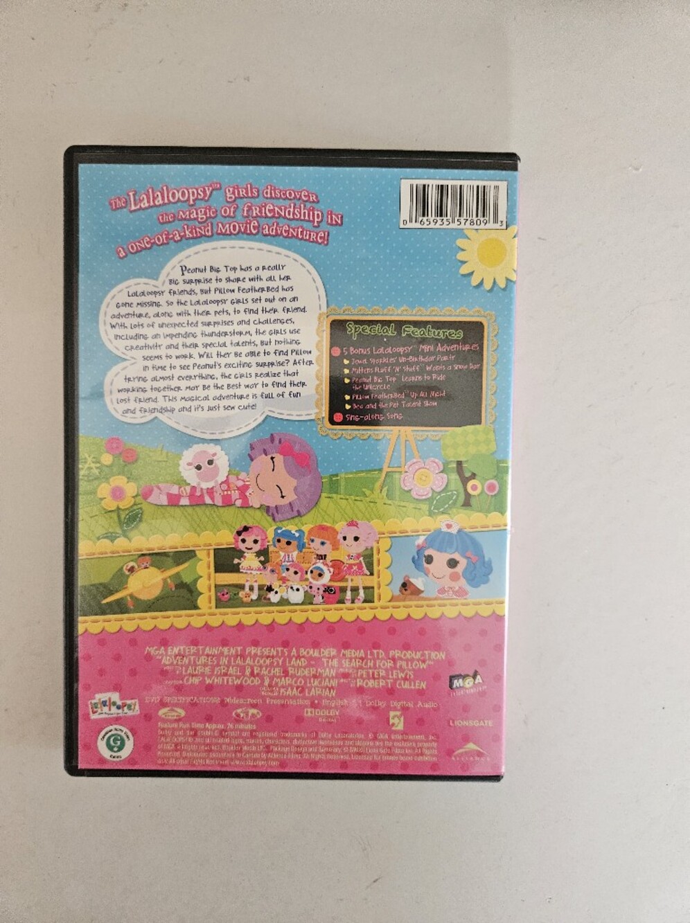 💜2/$15 Lalaloopsy "The Search For Pillow" DVD - Picture 2 of 3